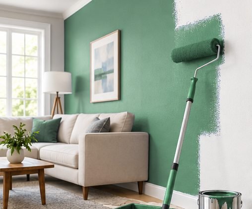 Illustration of interior painting